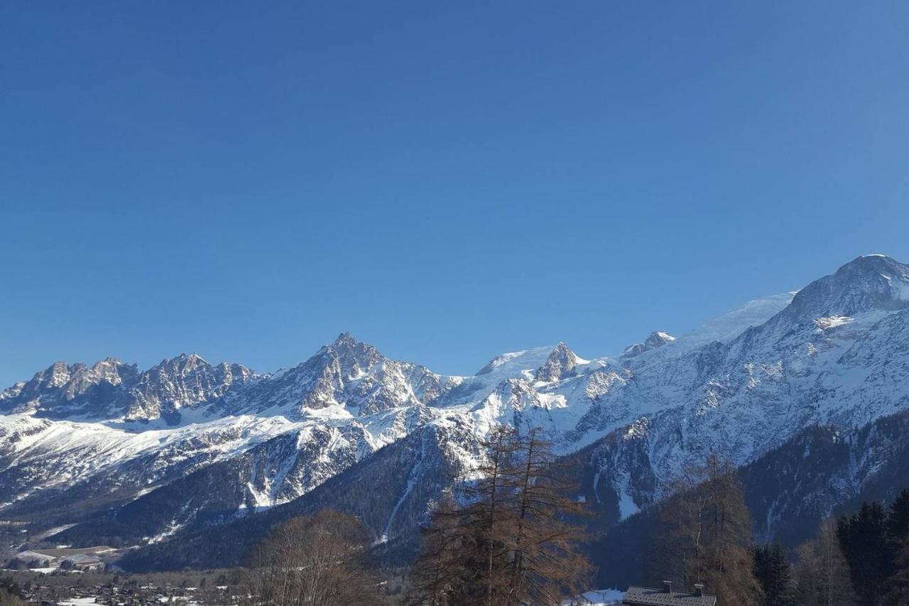 Spacious And Stylish Flat At The Foot Of The Mont-Blanc Ideal For Ski In Ski Out Les Houches Kültér fotó