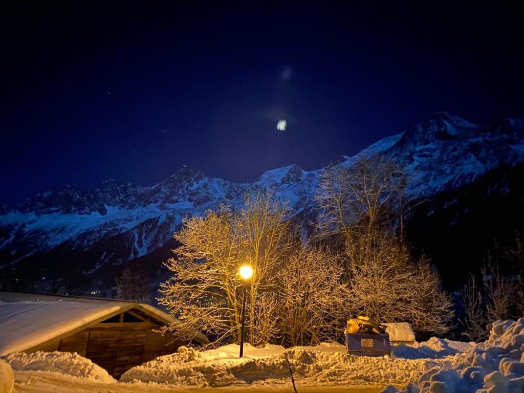 Spacious And Stylish Flat At The Foot Of The Mont-Blanc Ideal For Ski In Ski Out Les Houches Kültér fotó